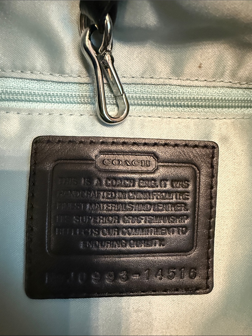 Coach Peyton Inlaid C Tote - Picture 11 of 11